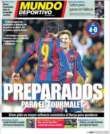 Portadas de la prensa deportiva