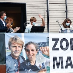 Chourraut cierra los homenajes en su pueblo, Lasarte-Oria