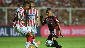 Juanfer, figura en la remontada de River ante Unión