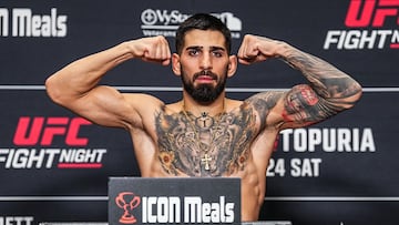 El hispanogeorgiano antes de su pelea estelar en la UFC.