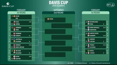 Chile recibirá a un gigante del tenis por la Copa Davis: fechas y donde se jugará la serie
