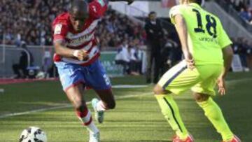 Jordi Alba, ante Nyom.