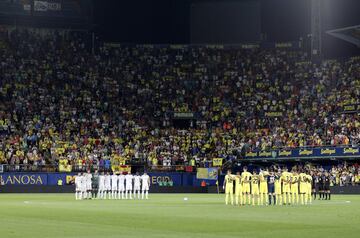 Minuto de silencio en memoria de Xana, la hija de Luis Enrique.