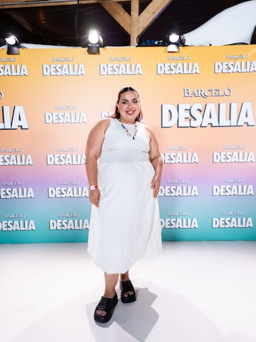Blanca Mart¨ªnez posa en la alfombra roja del festival Ron Barcel¨® Desalia 2025.