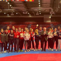 España arrasa en el Open de París con 16 medallas, cinco de oro