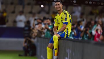 Así festejó Cristiano Ronaldo su gol que catapultó al Al Nassr a las semifinales de la Champions de Asia.