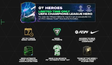 What is included in the EA SPORTS FC 24 Ultimate Edition?