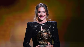 Balon de Oro 2021. Alexia Putellas, jugadora del FC Barcelona.