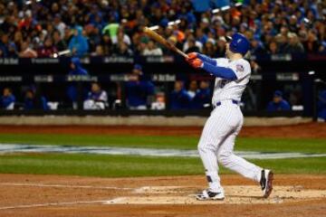 Tras más de 1500 partidos sin jugar en las Series Mundiales, el capitán de los Mets, David Wright, logró un home run en la primera oportunidad que tuvo ante su público.