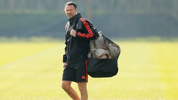 Giggs, en su etapa como entrenador del Manchester United.