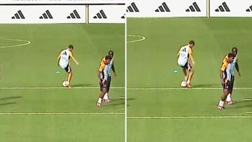 Arda Güler stuns Real Madrid training with unbelievable backheel trick