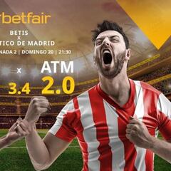 Real Betis vs. Atlético de Madrid: horario, TV, estadísticas, clasificación y pronósticos