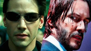 Keanu Reeves v Keanu Reeves: Matrix 4 y John Wick 4 se estrenan el mismo día