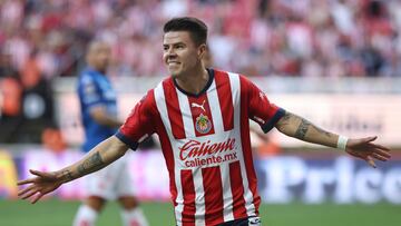 during the game Guadalajara vs Necaxa, corresponding to Round 14 of the Torneo Clausura 2023 of the Liga BBVA MX, at Akron Stadium, on April 08, 2023.
<br><br>
durante el partido Guadalajara vs Necaxa, Correspondiente a la Jornada 14 del Torneo Clausura 2023 de la Liga BBVA MX, en el Estadio Akron, el 08 de Abril de 2023.