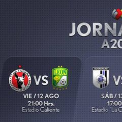Fechas y horarios de la Jornada 5 del Apertura 2016 en la Liga MX