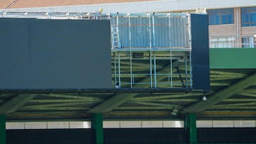 Videomarcador de Los Campos de Sport de El Sardinero, del Racing.