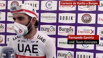 Fernando Gaviria tras la ausencia de sus compatriotas en la vuelta a burgos