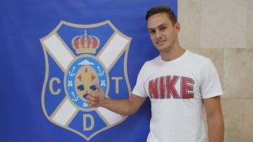 Dani Gómez, jugador del Tenerife.