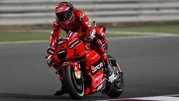 Banaia durante los test de pretemporada en Qatar.