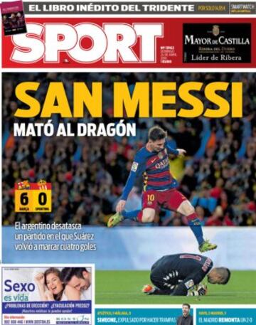 Portadas de la prensa mundial