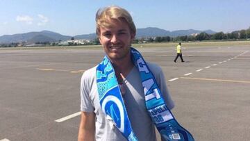 El Nápoles felicita por el título a su 'tifoso' de la F-1: Rosberg