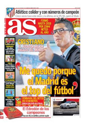 Las portadas de AS de septiembre