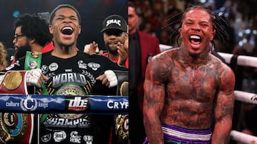 El actual campeón del superligero Devin Haney y Gervonta Davis.