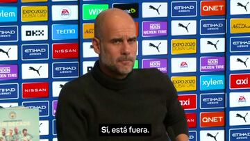 Guardiola confirma la baja capital de uno de sus pilares contra el Atleti