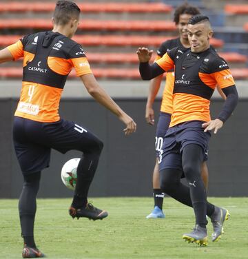 Deportivo Independiente Medellín se prepara en su sede para el compromiso ante Envigado en la undécima jornada de la Liga Águila I - 2019 en Medellín