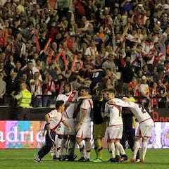 El último ascenso del Rayo a Primera cumple dos años