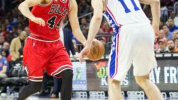 Nikola Mirotic, máximo anotador del partido con 20 puntos.