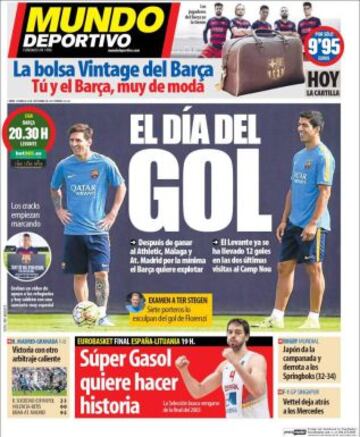 Portadas de la prensa deportiva