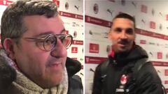 El golpe de Ibrahimovic a Raiola en zona mixta que ya es viral