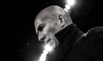 Head coach Zinedine Zidane of Real Madrid CF