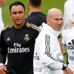 Zidane llamó a Keylor y el portero le dijo que se queda