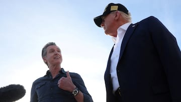 El gobernador Gavin Newsom y el fiscal general, Rob Bonta, presentaron una demanda para poner fin a los aranceles impuestos por Trump.