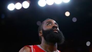 James Harden, durante el &uacute;ltimo partido de la final del Oeste.