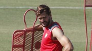 Fernando Llorente en un entrenamiento