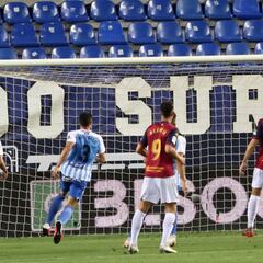 Deprimente empate del Málaga ante un Extremadura superior