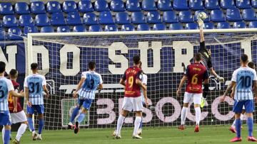 Partido Málaga-Extremadura.