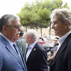 Pellegrini fue homenajeado con una rotonda en Málaga
