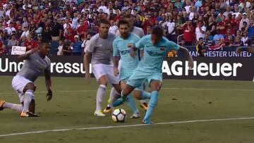 ¿Su último tanto en Barcelona? Así celebró Neymar ante United