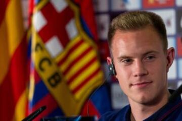 Las imágenes de la presentación de Ter Stegen