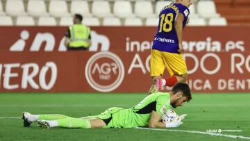 Altube, con el Albacete.