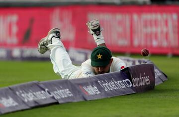 Mohammad Abbas en el Emerald Headingley Stadium. 