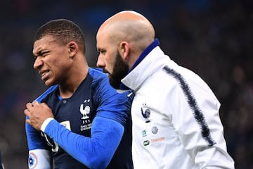 Lesión de Kylyan Mbappé.