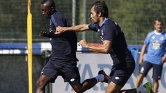 Marlos debuta con La Coruña en amistoso ante Compostela