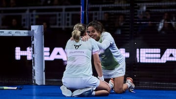 Ari Sánchez y Paula Josemaría tras su pase a la final.