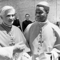 Where was Pope Benedict XVI from, what congregation did he belong to, and what was his real name?