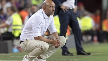 Abelardo, entrenador del Alavés.